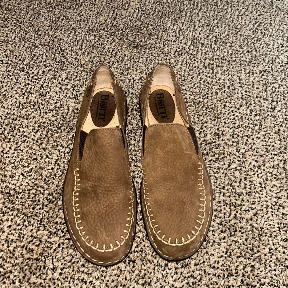 Born Brown Moccasins